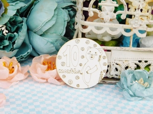 Tekturka - Kochany Szkrab - Miesiące - Linie rysowane - 10