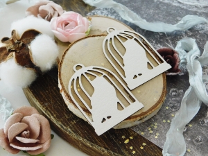 Tekturka "Świat Magii" - Sowa w klatce - 2 sztuki