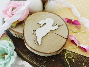 Tekturka "Witaj Wiosno" - Zając kicający - 3 sztuki 