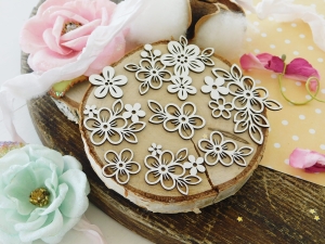 Tekturka "Witaj Wiosno" - Kwiaty - 8 sztuk 