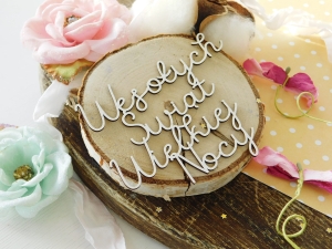 Tekturka "Witaj Wiosno" - Wesołych Świąt Wielkiej Nocy