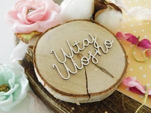 Tekturka "Witaj Wiosno" - Witaj Wiosno - 2 sztuki  