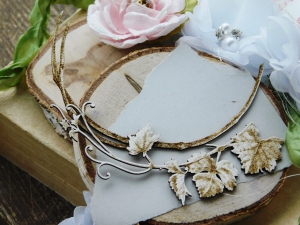 Tekturka "Komunia 2021"- Pędy winorośli II - 2 sztuki