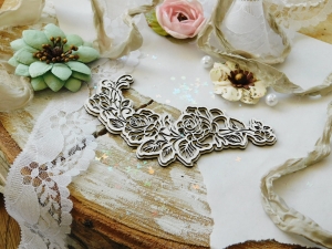 Tekturka "W różach i koronkach" - Róże dekor IV - tło