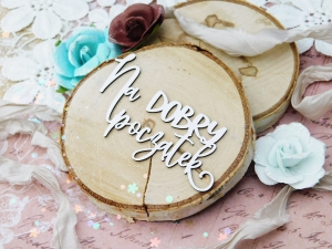 Tekturka "Kochaj" - Na dobry początek - 2 sztuki  