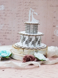 Tekturka "Kochaj" - Tort 3d