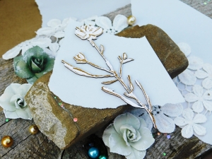 Tekturka "Wspomnienia" - Kwiat II