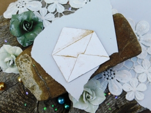 Tekturka "Wspomnienia" - Otwarta koperta