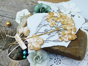 Tekturka "Wspomnienia" - Kwiat VI, kompozycja