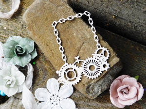 Tekturka "Mechaniczni" - Ramka prostokąt, łańcuchy