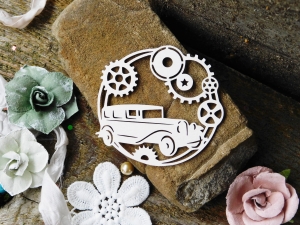 Tekturka "Mechaniczni" - Ramka samochód II