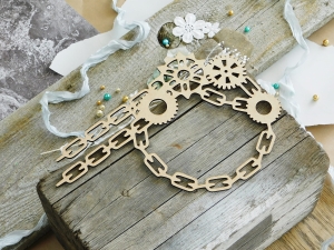 HDF - Steampunk - Ramka - łańcuchy