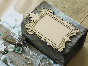 HDF - Steampunk - Ramka ozdobna - koła zębate