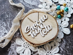 TEKTURKA CHIPBOARDS - SLOVENSKÝ SK - SRECNO NOVO LETO - 2 sztuki  