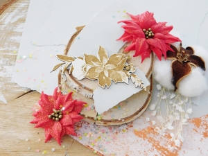 Tekturka "Święta, święta..." - Poinsettia I