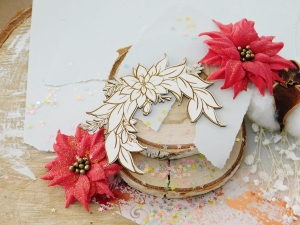 Tekturka "Święta, święta..." - Poinsettia IV