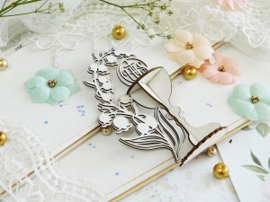 Tekturka "Komunia 2022" - Kielich 3d połówka