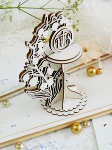 Tekturka "Komunia 2022" - Kielich 3d 