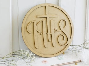 HDF - Komunia Święta - Koło IHS - warstwowe