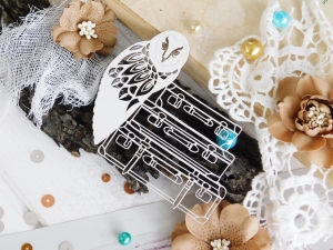 Tekturka "Świat Magii 2" - Sowa z walizkami