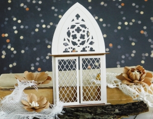 Tekturka "Świat Magii 2" - Okno gotyckie 3D