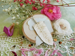 Tekturka "Naturalnie - Miłość" - Makrama cieniowana X