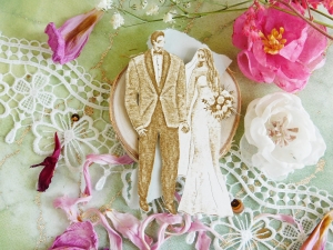 Tekturka "Naturalnie - Miłość" - Para młoda II