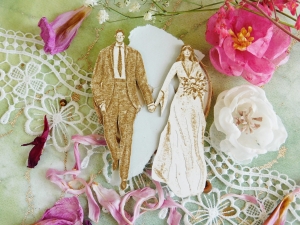 Tekturka "Naturalnie - Miłość" - Para młoda IV