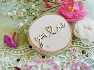 Tekturka "Naturalnie - Miłość" - you me - 2 sztuki