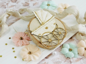 Tekturka "Milusińscy" - Wózek z krateczką