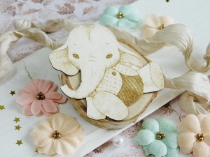 Tekturka "Milusińscy" - Słonik II