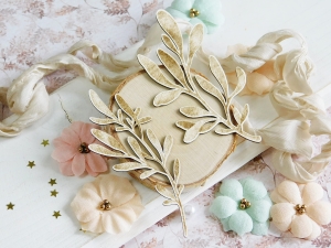 Tekturka "Milusińscy" - Listki V - 2 sztuki 