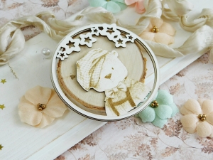 Tekturka "Milusińscy" - Ramka warstwowa - Miś Bradley