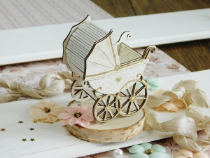 Tekturka "Milusińscy" - Wózek 3D 