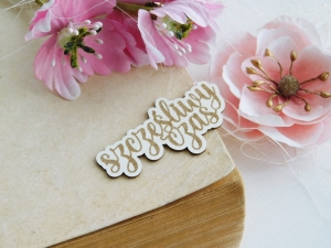 Tekturka - Napis - szczęśliwy czas