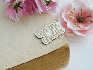 Tekturka - Napis - ważne chwile