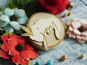 Tekturka - Wesołych Świąt - joy