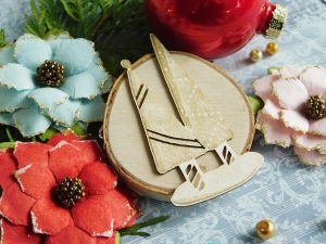 Tekturka - Wesołych Świąt - Choinki