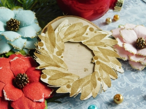 Tekturka - Wesołych Świąt - Wianek 