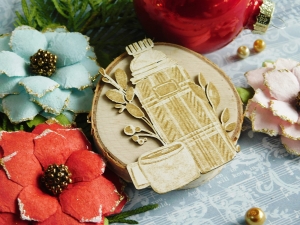 Tekturka - Wesołych Świąt - Termos