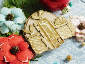 Tekturka - Wesołych Świąt - Prezenty