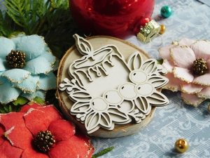 Tekturka - Wesołych Świąt - Świeca