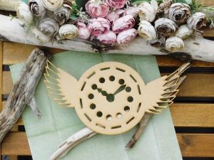 HDF - Stempunk - Baza - Zegar, skrzydła