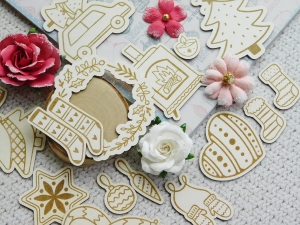 Tekturka "Zima 2023" - Zestaw III, 21 sztuk 