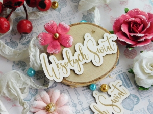 Tekturka "Zima 2023" - Wesołych Świąt - 2 sztuki