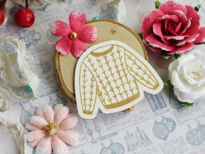 Tekturka "Zima 2023" - Sweter