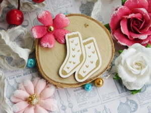 Tekturka "Zima 2023" - Skarpetki II - 2 sztuki