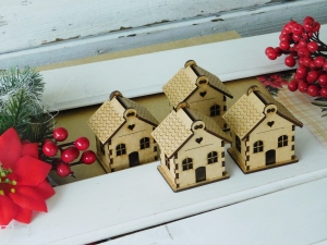 HDF - Zima 2023 - Mini domki, 4 sztuki