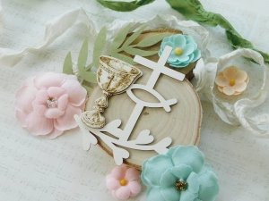 Tekturka - Kolekcja "Komunia 2024" - Kielich, 2 warstwy  