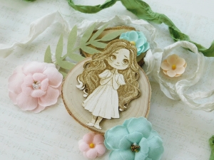 Tekturka - Kolekcja "Komunia 2024" - Dziewczynka I